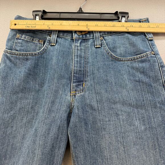 Carhartt Jeans Men's 32x33 Blue Straight Leg Work Wear Classic Fit Rugged - Picture 8 of 12